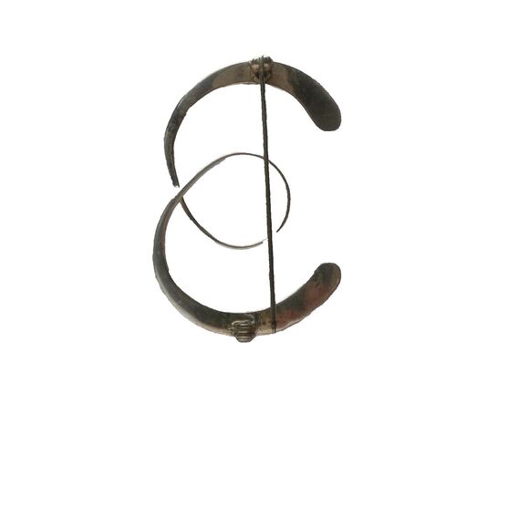 Silver Tone 3 Or E pin - Picture 2 of 5